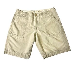 J. Crew Men's Cream Khaki Chino Shorts.